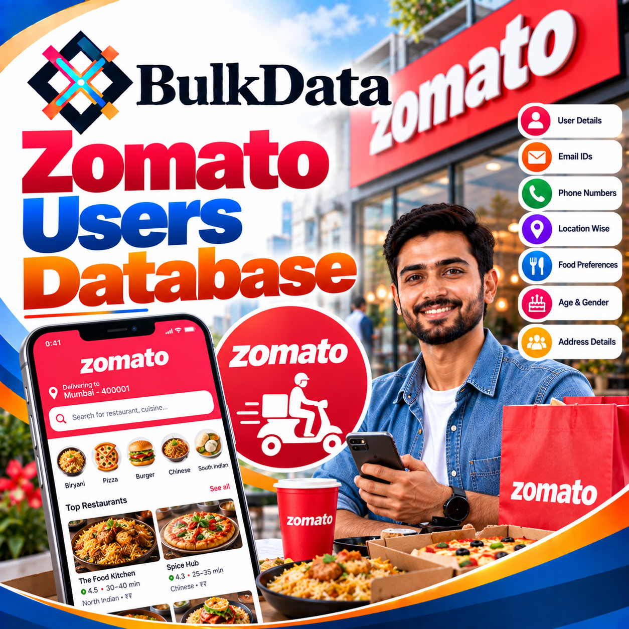 Zomato users database